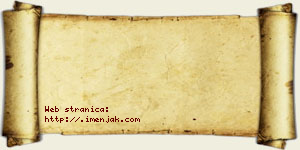 Angelina Zebić vizit kartica